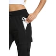 thumbnail image 4 of Pantalones cargo Rrosseyz para mujer, ligeros e impermeables, negros, 4 of 7