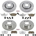 thumbnail image 3 of PowerStop Front and Rear Z26 Street Warrior Carbon-Fiber Ceramic Brake Pad and Drilled and Slotted Rotor Kit Fits: VOLKSWAGEN Select Models K840-26, 3 of 9