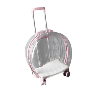 Carrier à roues, Cas de chariot à chat Travail pratique Sauver transparent pour le bain