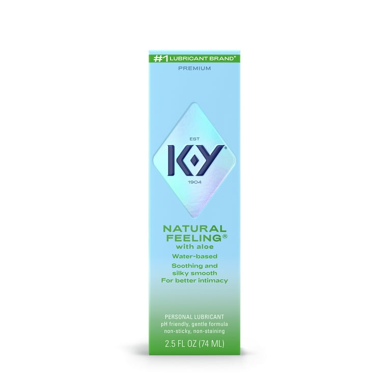 K-Y Natural Feeling Water Based Lube with Aloe Vera, Condom-Friendly Travel  Size Personal Lubricant, 2.5 fl oz - Walmart.com