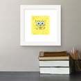 thumbnail image 2 of Gallery Pops Nickelodeon SpongeBob SquarePants - Happy Face Wall Art, White Framed Version, 12" x 12", 2 of 5
