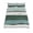 Green, variant on 3 Piece Twin Sheet Set Green Gray White Sheets Set for Twin Size Bed, Breathable Soft Microfiber Bed Sheets Cooling Country Vintage Gradient Wooden Plank Fitted Sheet Deep Pocket, Pillowcases