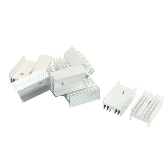10pcs Aluminum Heatsink Cooling Fin 25mm x 15mm x 10mm for Power Transistor