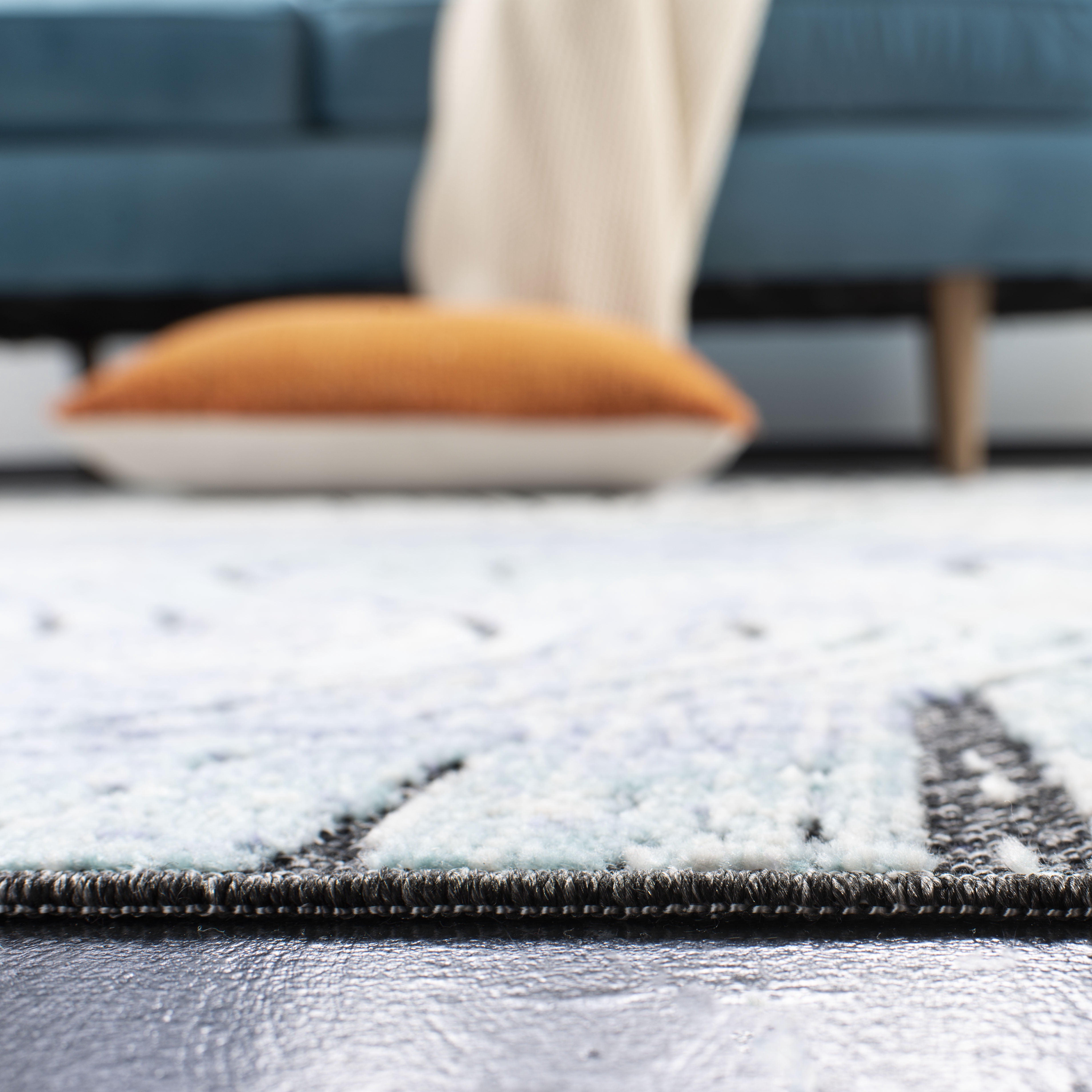 Safavieh SAFAVIEH Provance Collection PRV156A Cream / Aqua Rug