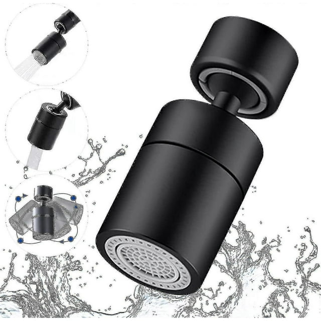 Faucet Aerator, 360 Degree Swivel, 2 Modes Adjustable Kitchen Faucet Filter Bubbler For Kitchen Bath