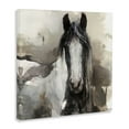 thumbnail image 4 of Stupell Industries Grey & Beige Horse Abstract Animals & Insects Painting Gallery Wrapped Canvas Art Print Wall Art, 24 x 24, 4 of 8