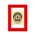 thumbnail image 1 of Cercle de Cuivre Motif Photo Affichage Art Cadre Photo Rouge, 1 of 4
