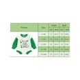 thumbnail image 4 of FEORJGP Infant Baby Irish Festivals Jumpsuit 0-2Y Toddler Boys Girls Long Sleeve Sweatshirt Bodysuit ShamrockLetter Print Round Neck Romper Newborn Loose Casual Clothes for Spring Fall, 4 of 8