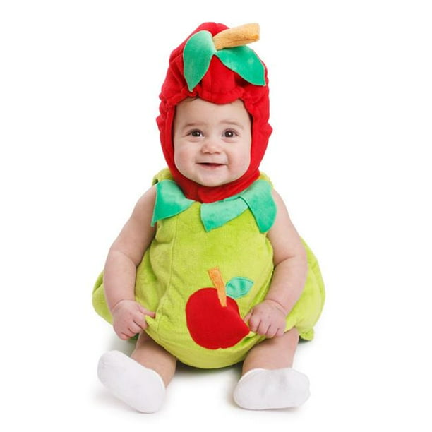 Dress Up America 867 12 24 Sugar Sweet Apple Costume for 12 to 24 Months Baby