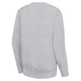 thumbnail image 3 of Women's G-III 4Her by Carl Banks  Heather Gray Detroit Lions Filigree Logo Graphic Fleece Pullover Sweatshirt, 3 of 3