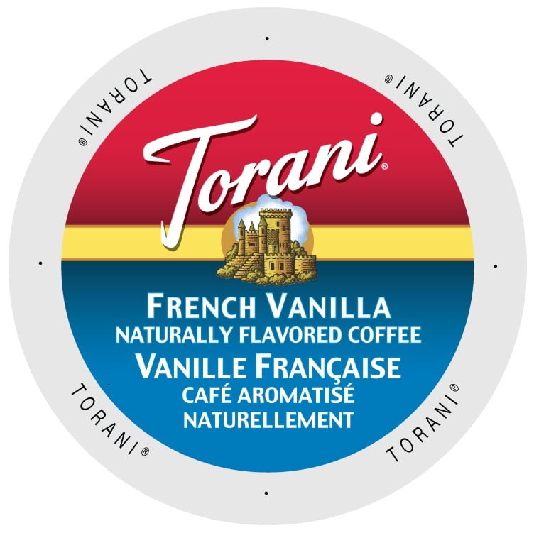 Torani Coffee French Vanilla Single Serve Cup Portion Pack For