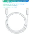 thumbnail image 2 of for  Fast Charger Cable  2-Pack(3.2Ft) Fast Charging Compatible with  13/13pro 12/12 Pro/12 Pro Max/11 Pro/11 Pro Max iPad, 2 of 6