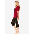 thumbnail image 3 of Dreams & Co. Plus Size 2-Piece Capri PJ Set, 3 of 6