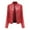 Red, variant on QATAINLAV Faux Leather Jacket Women Plus Size Windproof Bomber Jacket Ladies Fall Outdoor Long Sleeve Motorcycle Coat with Zipper Pockets, Red, XXXL
