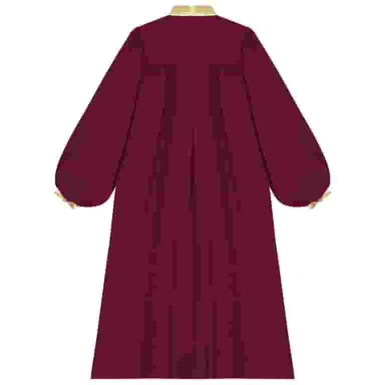 burgundy uniform dress Franclia Women's Elegant Burgundy 2-Piece Set,Autumn Office Long Sleeve Shirt & Pleated Maxi A-Line Skirt With Belt,Casual Commute Teacher Uniform Suit Dress