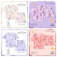 thumbnail image 2 of Conjunto de ropa de verano de dibujos animados para niños y niñas, pijama de Pikachu Pokemon, ropa de salón de manga corta qym unisex, 2 of 2