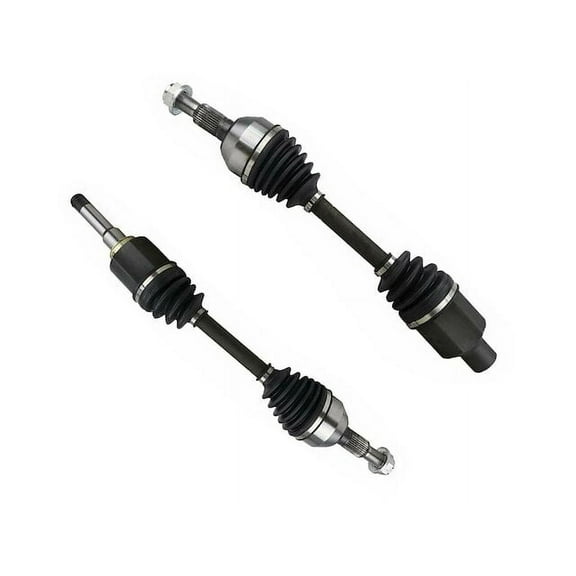 Left and Right CV Axle Shaft Set - Compatible with 2010 - 2017 GMC Terrain 2.4L 4-Cylinder 2011 2012 2013 2014 2015 2016