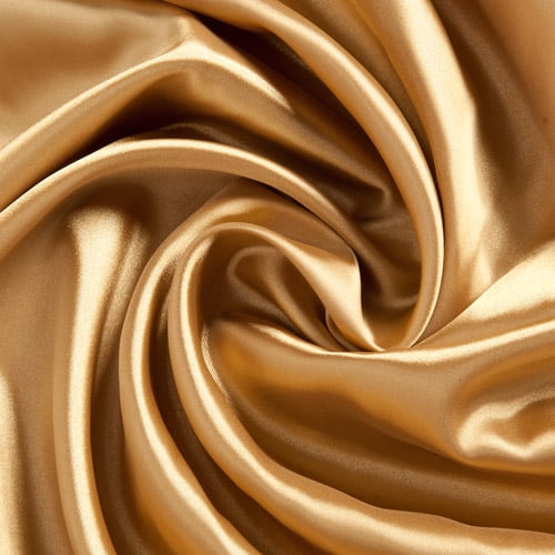 Satin Fabric, Gold