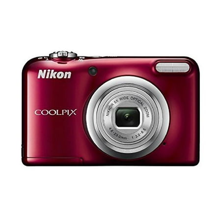 Nikon Coolpix A10 16MP Digital Camera (Red) International