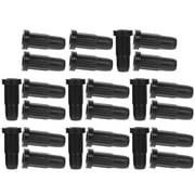75 pcs  Wheel Stopper Protector Stool Swivel Caster Sleeve Rolling Chair Part
