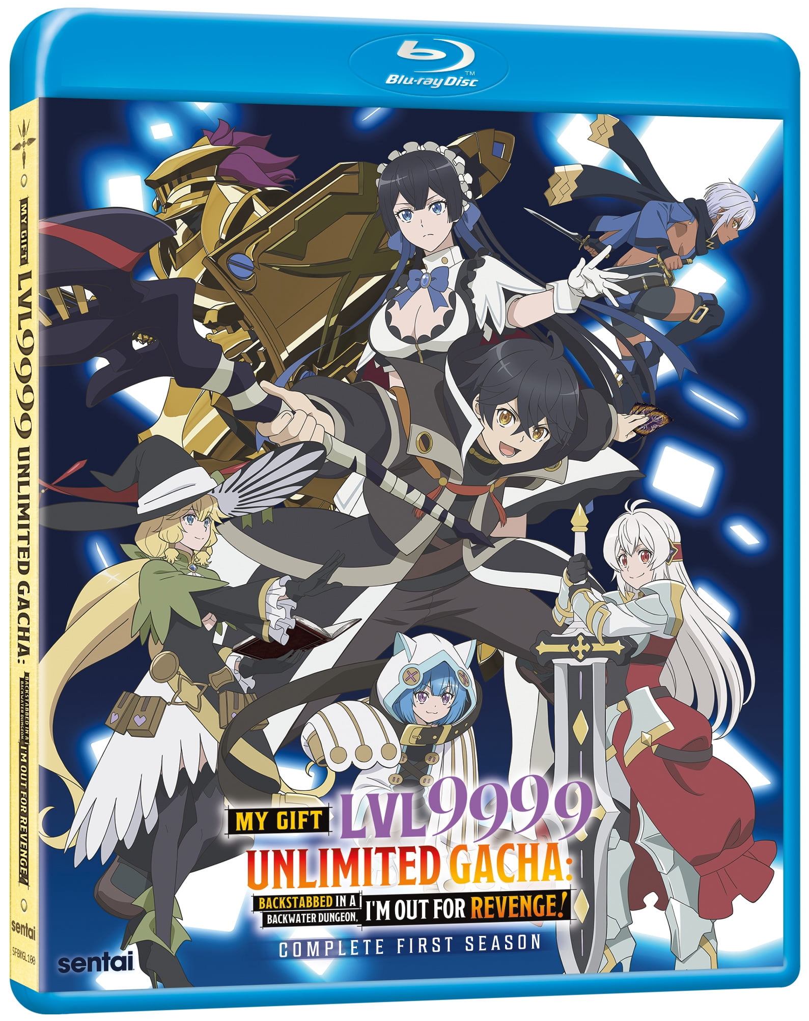 My Gift Lvl 9999 Unlimited Gacha: Backstabbed In A Backwater Dungeon, I'm Out For Revenge! Season 1 Collection (Blu-ray), Anime, AMC