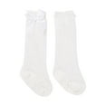 thumbnail image 4 of Diconna Baby Girl's Socks Breathable Infant Stockings with Bowknot, 4 of 9