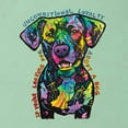 thumbnail image 2 of Dean Russo Unconditional Loyalty Dog Lover Womens Slim Fit Junior Tee, Mint, Large, 2 of 6