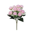 thumbnail image 5 of 3PCS Realistic Flower Bouquet - Lifesize Floral Arrangements with Long Stems - Artificial Peonies & Hydrangeas for Wedding, Living Room & Table Decor, 5 of 6
