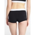 thumbnail image 4 of No Boundaries Women's Cotton Jersey Boyshort Panties, Sizes XS-XXXL, 4 of 5