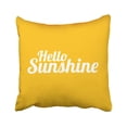thumbnail image 2 of SUFAM Set of 4 Pillow Cases Sunshine Yellow You are My Soild Hello Smile Sunshin Mile Throw Pillowcase Cover Cushion Case Home Decor 18x18 inch, 2 of 5
