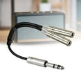 thumbnail image 1 of Pig-Hog Stereo 14 Inch Male to Dual Stereo Female Audio Y-type Splitter Adapter, 1 of 7