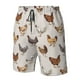 thumbnail image 4 of Balery Various Chicken Traje de Baño Estilo Hawaiano para Hombre, Shorts de Secado Rápido con Bolsillos-3X-Large, 4 of 6