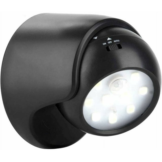 Lumière de Capteur de Mouvement, Installation Sans Fil Ultra-Brillante SMD LED pour Extérieur, Intérieur, à Piles, Angle de Lumière Réglable, Éclairage de Sécurité Étanche Économe en Énergie