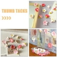 thumbnail image 6 of Soimiss 24pcs Decorative Flower Push Pins Assorted Color for Photo Wall Home Decoration, 6 of 8