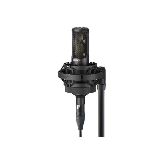 Sony Pro C-100 Wired/Wireless Electret Condenser Microphone, Black