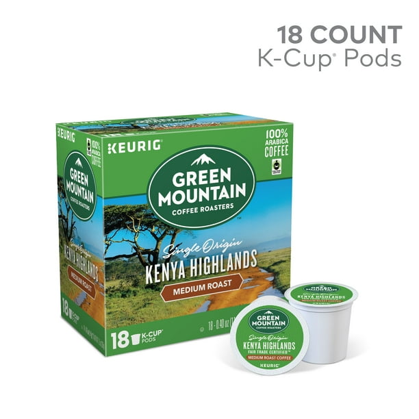 Green Mountain Coffee Kenya Highlands, Keurig KCup Pod, Medium Roast