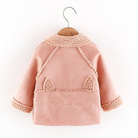 

TOWED22 Baby Jackets 3-6 Months Baby Girls Boys Winter Warm Jacket Hooded Snowsuit Windproof Coat Outerwear Soft Hoodies Red