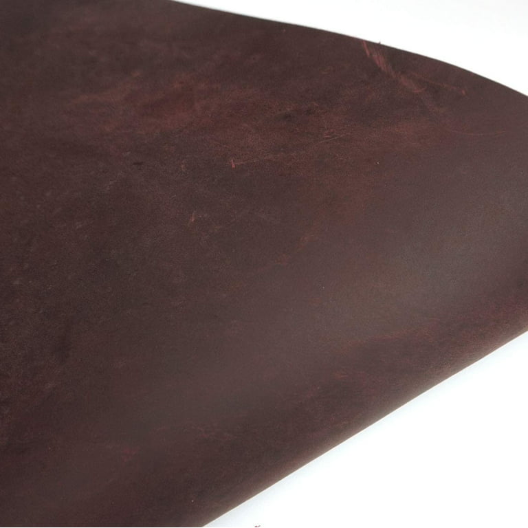 Crazy Horse Leather Material DIY Hand Leather Craft Vintage Oil Tanned Leather  Piece Cowhide First Layer Cow Leather 1.2-2.2mm
