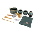 thumbnail image 4 of Juego completo de 10 piezas de cuencos de matcha, soporte para batidor de cerámica, cuchara y tamiz con diseño de pico para la ceremonia del té japonés, adecuado para fiestas,, 4 of 9