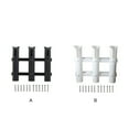 thumbnail image 4 of Fishing Rod Storage Holder Portable Bracket With Screws Labor-saving Vertical 3-link Boat Pole Rack Mount Professional Hands-free Tube Carrying Organizer White, 4 of 7