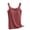 Red, variant on WAGUTH Womens Tank Tops Ribbed Lace Trim Camisole Crew Neck Sleeveless Casual Summer Layering Vest