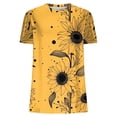 thumbnail image 4 of Mareep Hauts d'Été P-2TG T-Shirt à Manches Courtes Col Rond Imprimé pour Femmes Haut Ample Hauts pour Femmes en Liquidation, Cadeau, 4 of 7