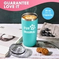 thumbnail image 6 of Fur Mama Tumbler - Dog Mom Gifts - Dog Lover - Dog Owner Mug - 20 Oz Stainless Steel Tumbler with Lid & Straw Mint, 6 of 7