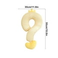 thumbnail image 3 of Harlier Funny Question Mark Shaped Pillow, 19.6 inhc Animal Elements Soft Velvet Decorative Throw Pillows Question Mark Neck Pillow, Unique Chair Cushion Home Decoration Pillow, 3 of 6