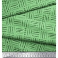 thumbnail image 2 of Soimoi Green Rayon Crepe Fabric Geometric & Arrow African Print Fabric by the Yard 46 Inch Wide, 2 of 3