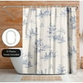 thumbnail image 3 of Americanflat 71x74 Animal Jouy Shower Curtain - 100% Polyester Shower Curtain, 3 of 6