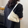 thumbnail image 5 of Jierger Ladies Shoulder Bag Solid Color Bow Personality Simple Armpit Square Bag for Women Shoulder Purses and Handbags, 5 of 5