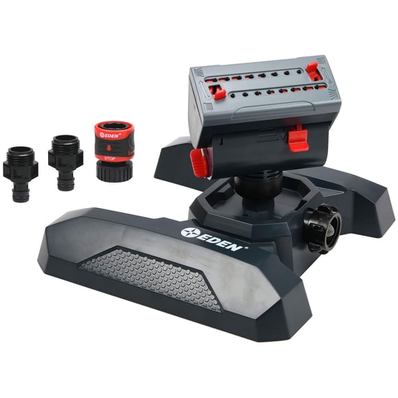 Aspersor de Riego Eden 94125 Ajustable 4 Vías Turbo