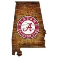 thumbnail image 2 of TCU Horned Frogs 23.5" x 23.5" Distressed State with Logo Sign, 2 of 2