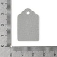 thumbnail image 3 of 5sets 100pcs Paper Gift Tags Rectangle Silver 3x2x0.04cm, 3 of 3